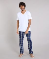 Calca-de-Pijama-Masculina-em-Flanela-Xadrez-Azul-Marinho-9194463-Azul_Marinho_3 Calca-de-Pijama-Masculina-em-Flanela-Xadrez-Azul-Marinho-9194463-Azul_Marinho_3