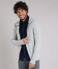 Jaqueta-Masculina-em-Trico-Gola-Alta-Manga-Longa--Cinza-Mescla-Claro-8848976-Cinza_Mescla_Claro_1