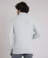 Jaqueta-Masculina-em-Trico-Gola-Alta-Manga-Longa--Cinza-Mescla-Claro-8848976-Cinza_Mescla_Claro_2