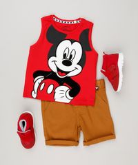 Regata-Infantil-Mickey-Gola-Careca-em-Algodao---Sustentavel-Vermelha-9191025-Vermelho_3