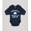 Body-Infantil--Aproveitem-Porque-Eu-Vou-Dormir--Manga-Longa-Decote-Redondo-em-Algodao---Sustentavel-Azul-Marinho-8922359-Azul_Marinho_1