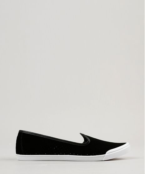 Tenis-Feminino-Moleca-Slip-On-com-Micro-Furos-Preto-9187224-Preto_1