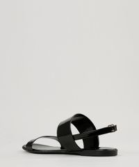 Rasteira-Feminina-em-Verniz-com-Tiras-Preta-9215007-Preto_3
