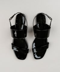 Rasteira-Feminina-em-Verniz-com-Tiras-Preta-9215007-Preto_4