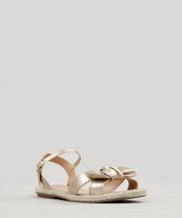 Sandalia-Infantil-Metalizada-com-Laco-Dourada-9204649-Dourado_2
