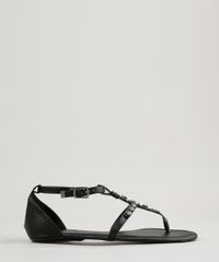 Rasteira-Feminina-com-Pedrarias-e-Strass-Preta-9213100-Preto_1