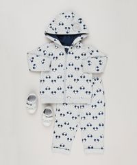 Conjunto-Infantil-Mickey-de-Blusao-com-Capuz-e-Ziper---Calca-em-Moletom-Cinza-Mescla-8949656-Cinza_Mescla_3