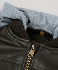Jaqueta-Infantil-Bomber-com-Capuz-Removivel-em-Moletom-Marrom-8855737-Marrom_3