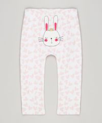 Calca-Infantil-Coelho-Estampado-de-Coracoes-em-Algodao---Sustentavel-Off-White-8941210-Off_White_1