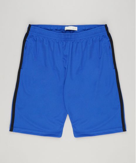Bermuda-Infantil-Esportiva-com-Faixas-Laterais-Azul-9156592-Azul_1