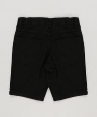 Bermuda-Color-Infantil-Reta-em-Algodao---Sustentavel--Preta-9230827-Preto_2