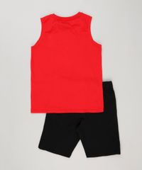 Conjunto-Infantil-de-Regata-The-Flash-Vermelha---Bermuda-em-Moletom-Preta-9222980-Preto_2