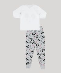 Pijama-Infantil-Mickey-Mouse-Manga-Longa-Gola-Careca-Cinza-Mescla-9133201-Cinza_Mescla_2