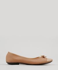 Sapatilha-Feminina-Moleca-Bico-Redondo-Tresse-com-Laco-Bege-9237392-Bege_1