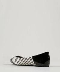 Sapatilha-Feminina-Via-Uno-Bico-Fino-com-Tresse-e-Verniz-Preta-9229667-Preto_3