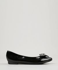 Sapatilha-Feminina-Moleca-Bico-Fino-em-Verniz-com-Laco-em-Strass-Preta-9186423-Preto_1