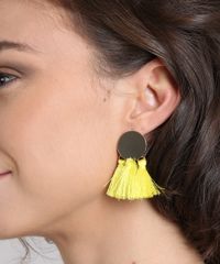 Brinco-Feminino-Brasil-com-Tassel-Amarelo-9218927-Amarelo_2