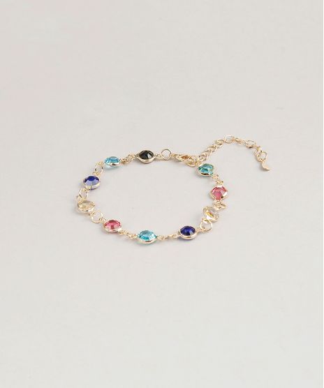 Pulseira-Feminina-com-Pedraria-Dourada-9117218-Dourado_1