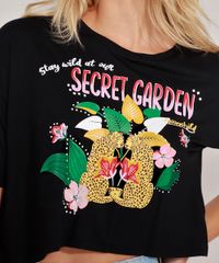 Camiseta-Cropped--Secret-Garden--Manga-Curta-Decote-Redondo-Preta-9983431-Preto_2