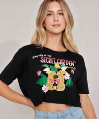 Camiseta-Cropped--Secret-Garden--Manga-Curta-Decote-Redondo-Preta-9983431-Preto_6