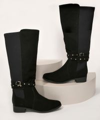 Bota-Feminina-Bebece-Montaria-Cano-Alto-e-Tachas-Salto-Baixo-Preta-9985434-Preto_1