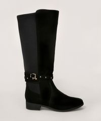 Bota-Feminina-Bebece-Montaria-Cano-Alto-e-Tachas-Salto-Baixo-Preta-9985434-Preto_3