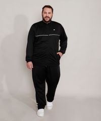 Jaqueta-Plus-Size-Esportiva-Ace-com-Bolsos-e-Vivo-Contrastante-Gola-Alta-Preta-9973684-Preto_3