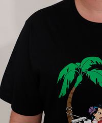 Camiseta-de-Algodao-Plus-Size-Lilo-e-Stitch-Manga-Curta-Gola-Careca-Preta-9989059-Preto_5