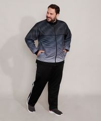 Jaqueta-Plus-Size-Esportiva-Ace-Estampada-Degrade-com-Bolsos-e-Vivo-Contrastante-Gola-Alta-Cinza-9973684-Cinza_3