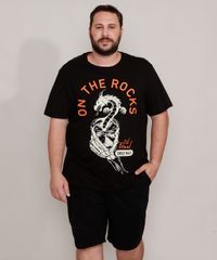 Camiseta-de-Algodao-Plus-Size--On-the-Rocks--Drink-Manga-Curta-Gola-Careca-Preta-9989052-Preto_3