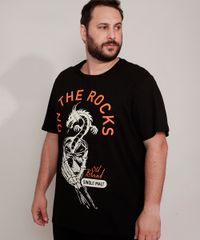 Camiseta-de-Algodao-Plus-Size--On-the-Rocks--Drink-Manga-Curta-Gola-Careca-Preta-9989052-Preto_5