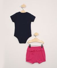 Conjunto-Infantil-Body-Manga-Curta-Abacaxi-Azul-Marinho---Short-Rosa-Claro-9967581-Rosa_Claro_2