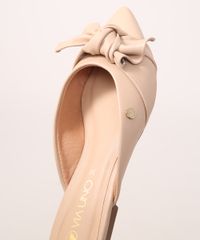 Mule-Feminino-Bico-Fino-com-No-Via-Uno-Bege-9990514-Bege_3