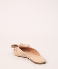 Mule-Feminino-Bico-Fino-com-No-Via-Uno-Bege-9990514-Bege_4