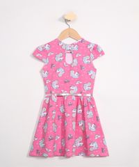 Vestido-Infantil-Estampado-Unicornios-Manga-Curta-com-Cinto-Rosa-9979191-Rosa_2