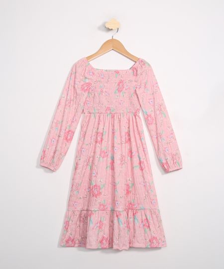 Vestido-Infantil-Longo-Estampado-Floral-manga-Longa-Rosa-9980030-Rosa_1