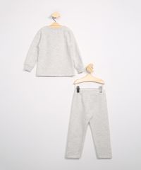 Pijama-Infantil-de-Moletom-Manga-Longa-Bailarina-Brandili-Cinza-Mescla-Claro-9984179-Cinza_Mescla_Claro_3