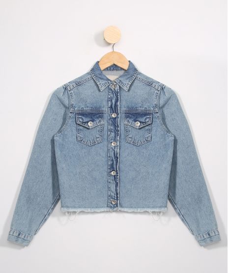 Jaqueta-Juvenil-Jeans-Cropped-com-Puidos-Azul-Medio-9989571-Azul_Medio_1