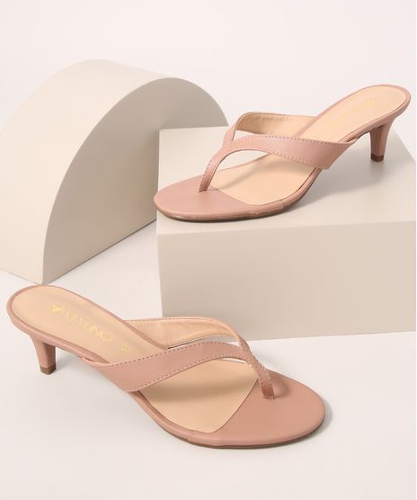 Tamanco-Feminino-Salto-Medio-Fino-Via-Uno-Rosa-9990542-Rosa_1