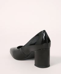 Scarpin-Feminino-Bico-Redondo-Salto-Medio-Grosso-Via-Uno-Preto-9990759-Preto_4