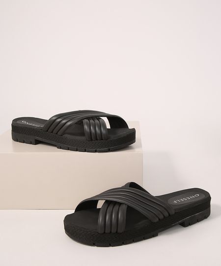 Rasteirinha-Feminina-Flatform-com-Tira-Cruzada-Oneself-Preta-9990707-Preto_1
