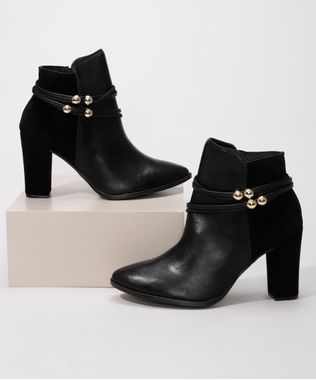 Bota-Feminina-Cano-Curto-Salto-Grosso-Alto-Bico-Fino-com-Suede-e-Tiras-Beira-Rio-Preta-9986112-Preto_1