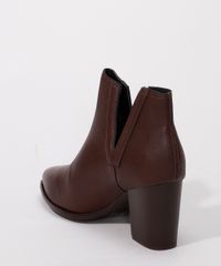 Bota-Feminina-Ankle-Boot-Cano-Curto-Salto-Grosso-Medio-Bico-Fino-com-Recorte-Beira-Rio-Marrom-Escuro-9986399-Marrom_Escuro_5