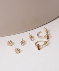 Kit-de-3-Brincos-com-Argola-e-Strass-Folheados-Dourado-9986843-Dourado_1