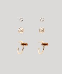 Kit-de-3-Brincos-com-Argola-e-Strass-Folheados-Dourado-9986843-Dourado_3
