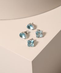 Kit-de-2-Brincos-Femininos-Folheados-com-Pedra-Zirconia-Prateado-9987529-Prateado_1