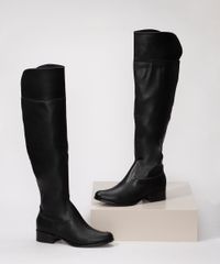 Bota-Feminina-Over-the-Knee-Montaria-Salto-Baixo-Bico-Redondo-Via-Uno-Preta-9980127-Preto_1