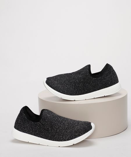 Tenis-Feminino-Knit-com-Lurex-Bebece-Preto-9990655-Preto_1 Tenis-Feminino-Knit-com-Lurex-Bebece-Preto-9990655-Preto_1