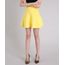 Saia-Evase-em-Tricot-Curta-Cintura-Alta-Amarela-9256257-Amarelo_1