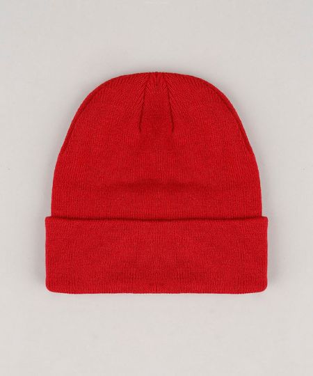 Gorro-Masculino-Basico-em-Trico-Vermelho-9801876-Vermelho_1